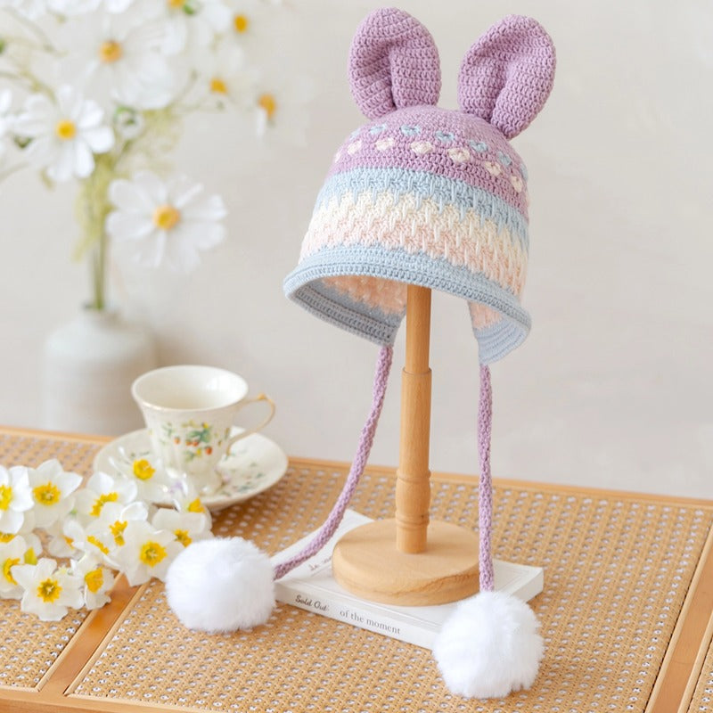 Bunny Ear Hat Set Crochet Digital Pattern