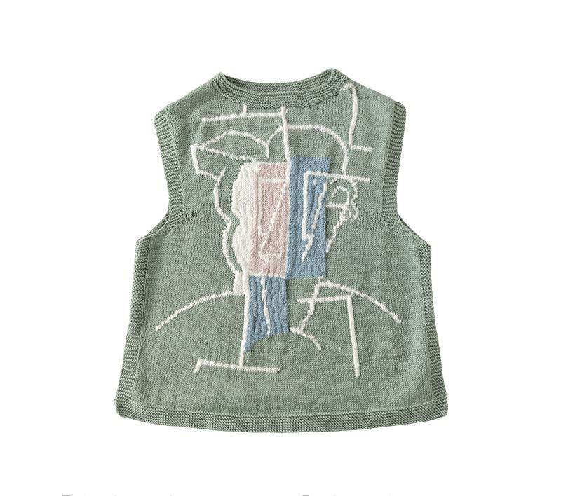 Picasso’s Sketch Vest Knit Yarn Kit | Tribute to Art Series | Susan's Family