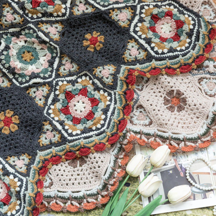 Garuro Patchwork Blanket Crochet Digital Pattern