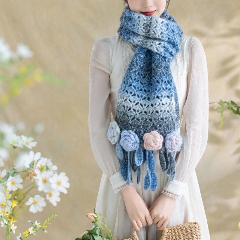 Winter Love Scarf Crochet Yarn Kit