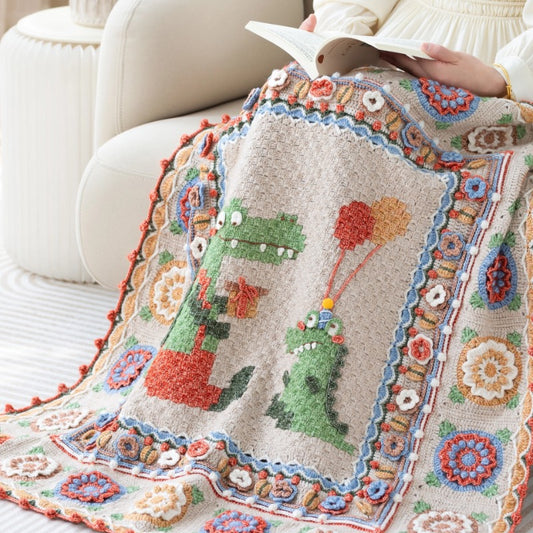 Animal Family Blanket Crochet Yarn Kit | Susan's Family