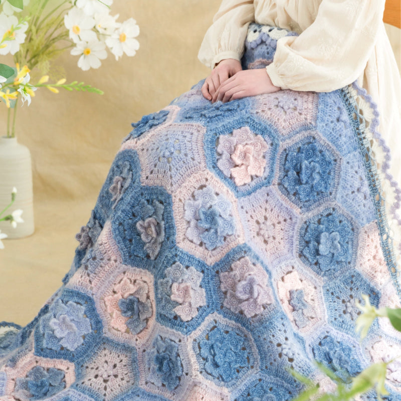 Dawn Blossom Blanket Crochet Pattern