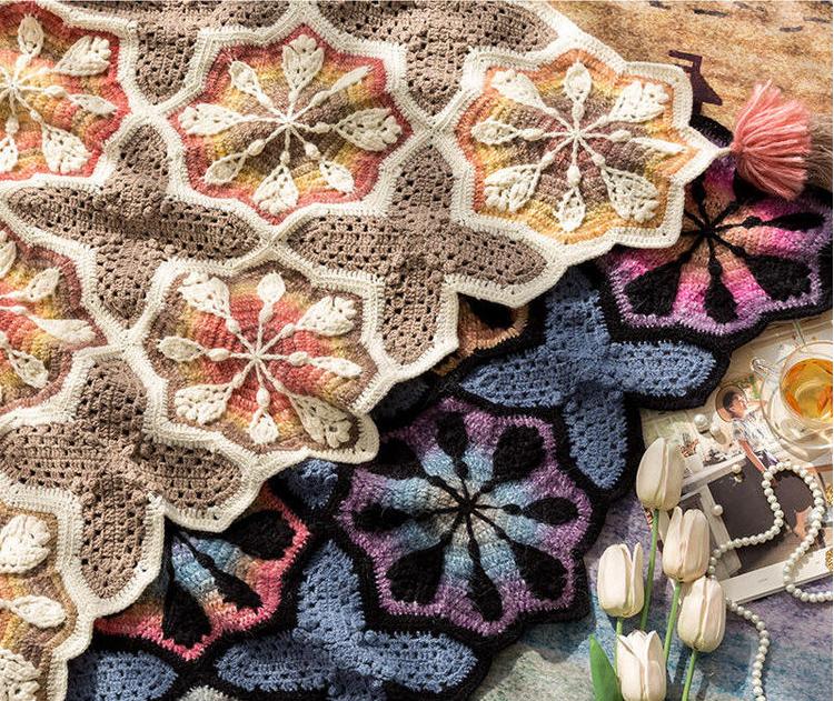 Ilkhan Patchwork Blanket Crochet Digital Pattern