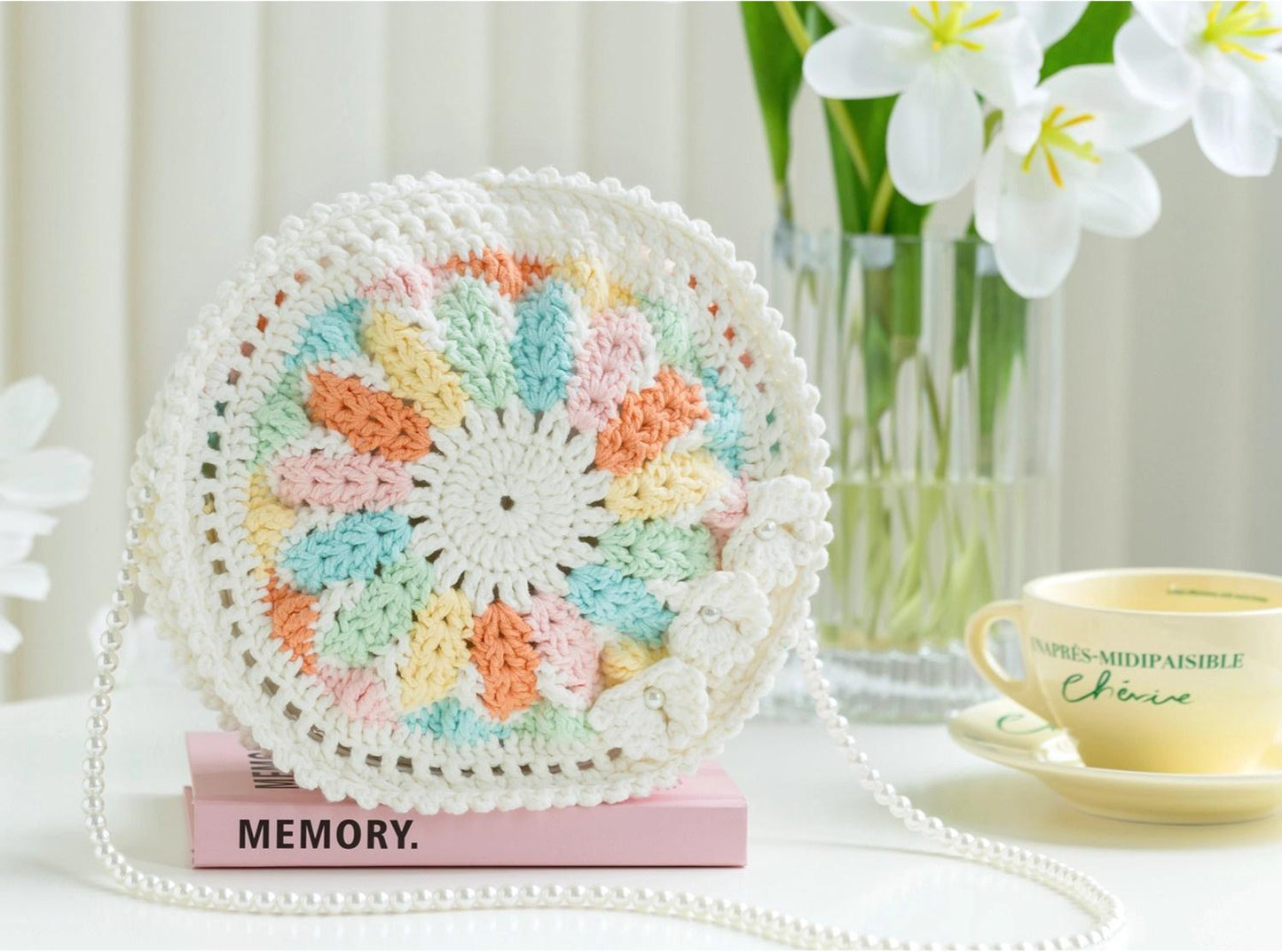 Round Kaleidos Crochet Yarn Kit