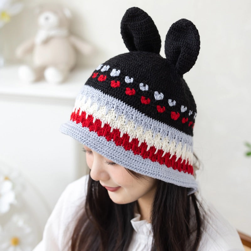 Bunny Ear Hat Set Crochet Digital Pattern