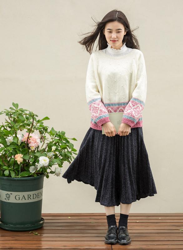 Ruyi Jacquard Sweater Knit Yarn Kit