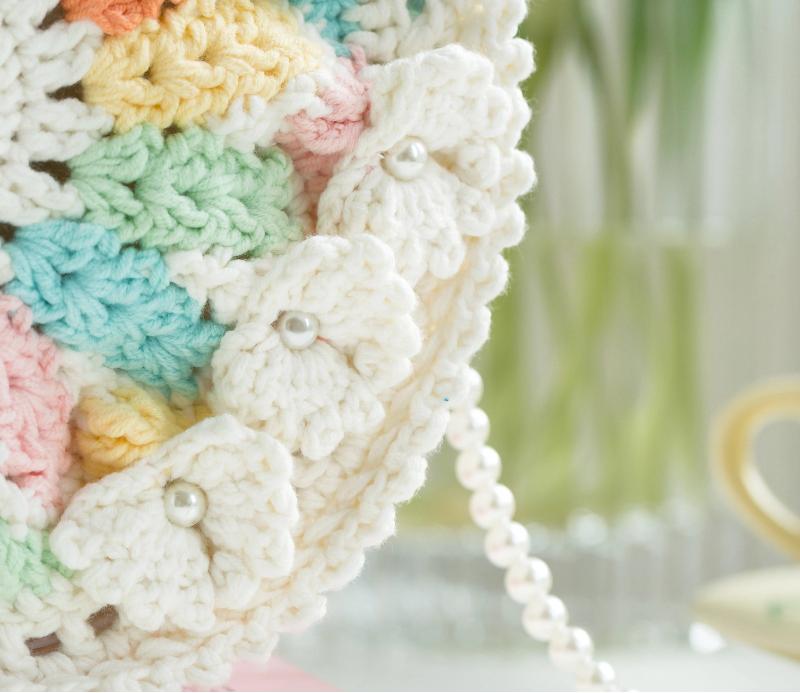 Round Kaleidos Crochet Yarn Kit