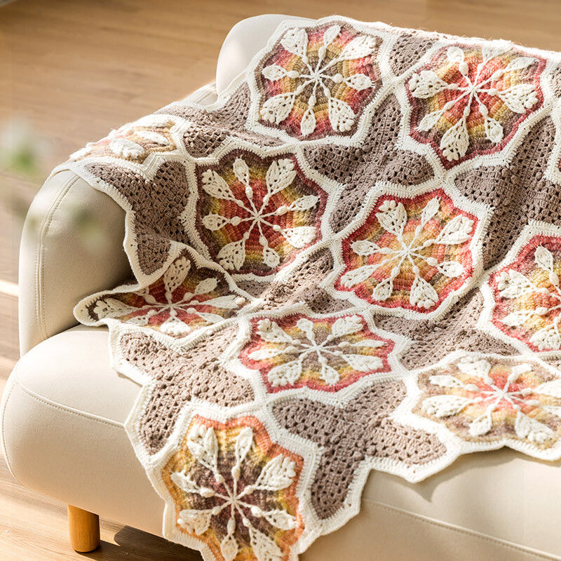 Ilkhan Patchwork Blanket Crochet Digital Pattern