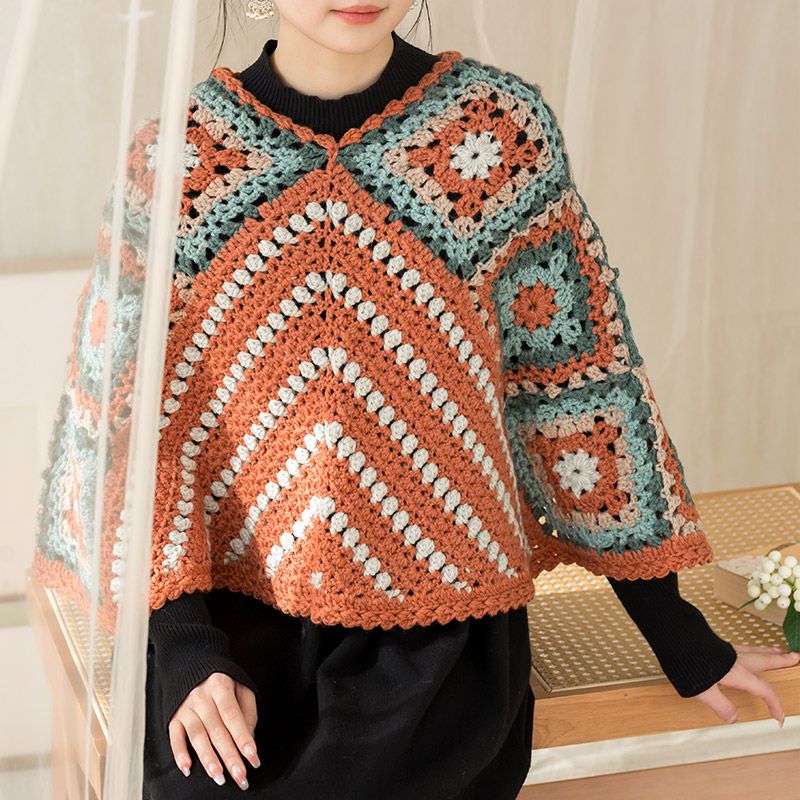 Yueran Reversible Shawl Crochet Yarn Kit | Dunhuang Series | Susna's Family