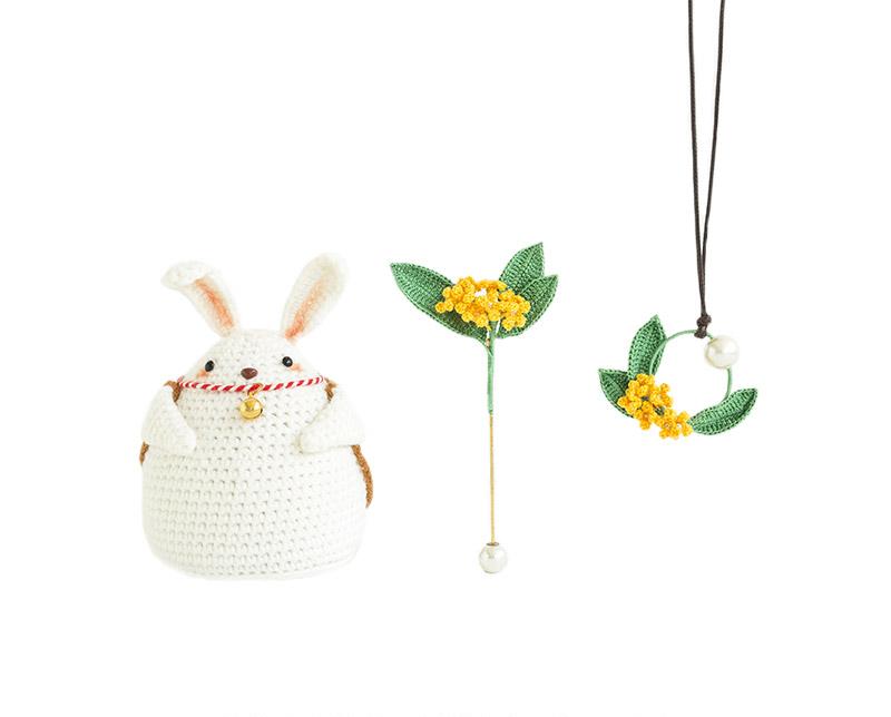 Osmanthus Rabbit Crochet Yarn Kit