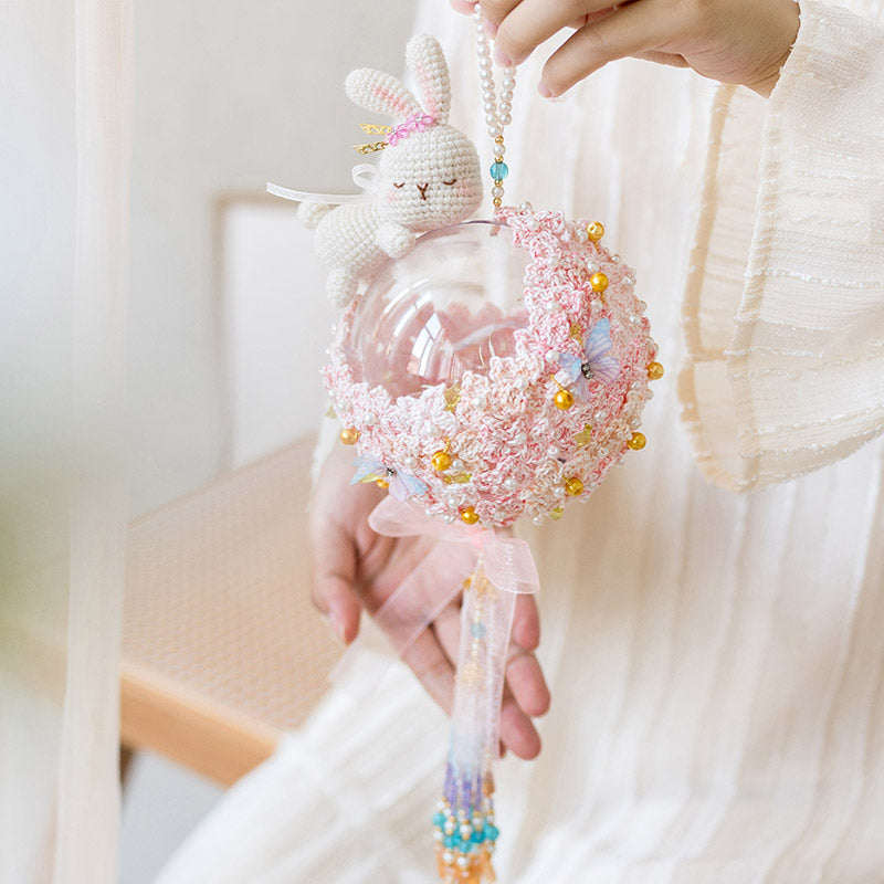 Rabbit Lantern Crochet Yarn Kit | Chinese Aesthetics Series | Susan's Family