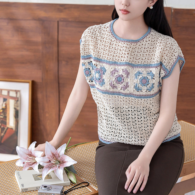 Long Summer Lace Cardigan Crochet Yarn Kit
